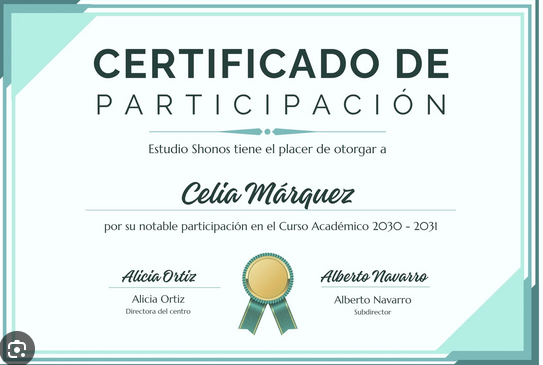 certificado